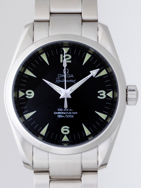 オメガスーパーコピー OMEGA シーマスター 2504.52 コーアクシャル アクアテラ レールマスター ブラック