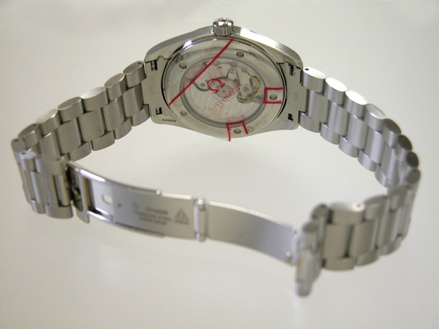 オメガスーパーコピー OMEGA シーマスター 2503.33 コーアクシャル アクアテラ シルバー/青針