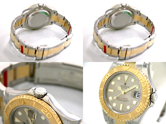 ロレックススーパーコピー ROLEX ヨットマスター 168623 ボーイズ グレー