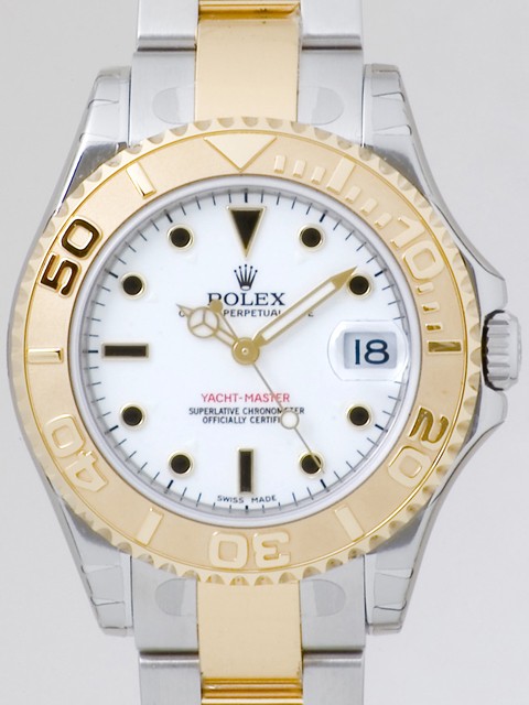 ロレックススーパーコピー ROLEX ヨットマスター 168623 ボーイズ ホワイト