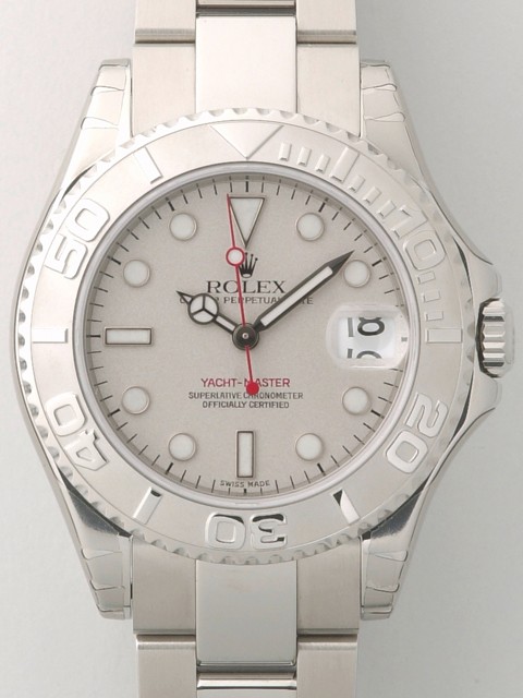 ロレックススーパーコピー ROLEX ヨットマスター 168622 ロレジュウム ボーイズ シルバー