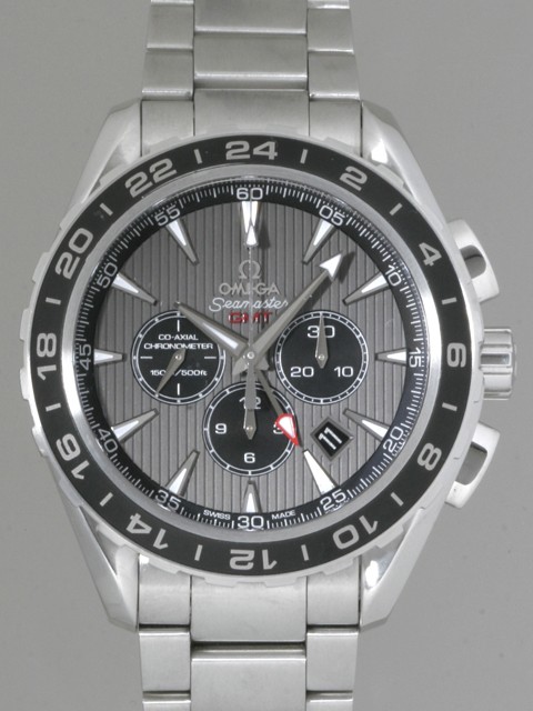 オメガスーパーコピー  OMEGA シーマスター 231.10.44.52.06.001 コーアクシャル アクアテラ GMT クロノメーター グレー/ブラック