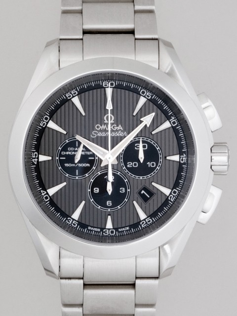 オメガスーパーコピー OMEGA シーマスター 231.10.44.50.06.001 コーアクシャル アクアテラ クロノメーター グレー/ブラック