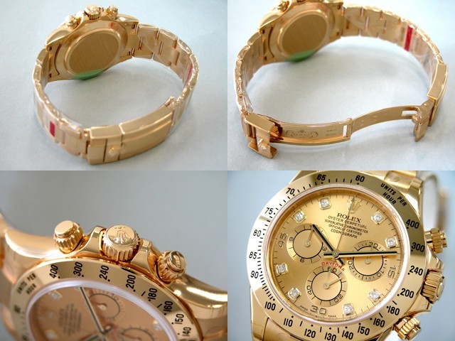 ロレックススーパーコピー ROLEX デイトナ 116528G シャンパン 自動巻