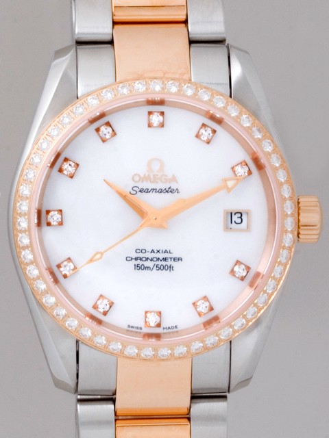 オメガスーパーコピー OMEGA シーマスター 2309.75 コーアクシャル アクアテラ ホワイトシェル