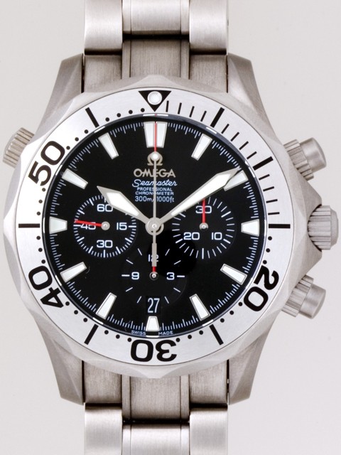 オメガスーパーコピー OMEGA シーマスター 2293.52 プロフェッショナル クロノ チタン ブラック
