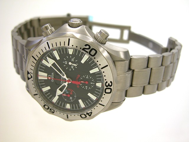 オメガスーパーコピー OMEGA シーマスター 2269.52 クロノメータークロノ 300ｍレーシングチタン ブラック