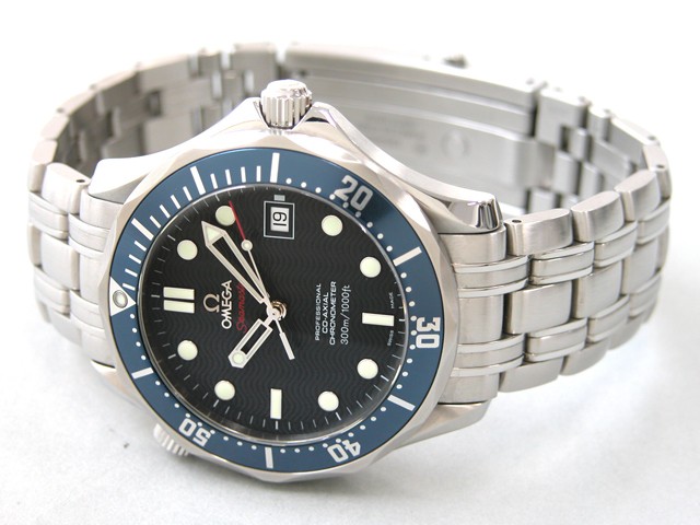 オメガスーパーコピー OMEGA シーマスター300m 2220.80 コーアクシャル ブルー