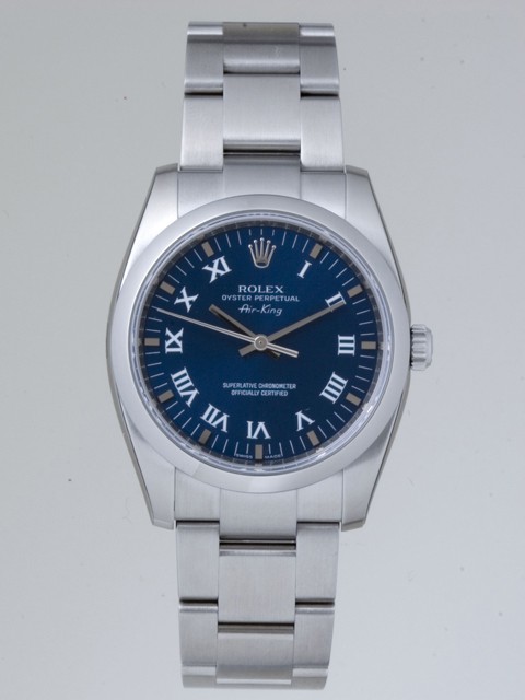 ロレックススーパーコピー ROLEX エアーキング 114200 ブループリントローマ
