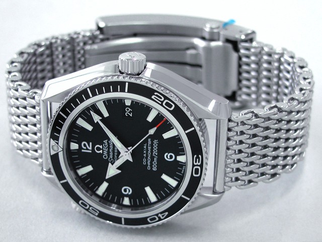 オメガスーパーコピー OMEGA シーマスター 2201.52 プラネットオーシャン 42mm ブラックベゼル ブラック