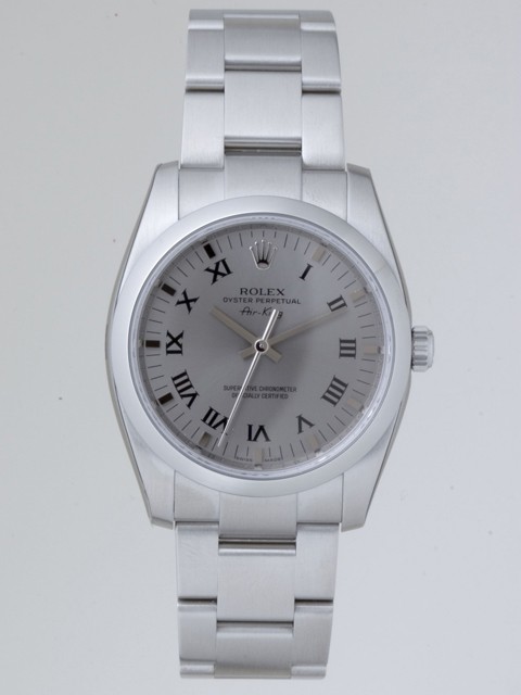 ロレックススーパーコピー ROLEX エアーキング 114200 グレープリントローマ
