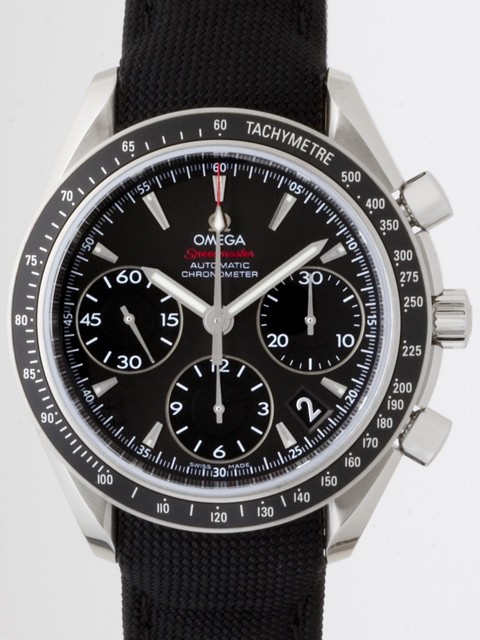 オメガスーパーコピー スピードマスター ナイロンベルト 323.32.40.40.06.001 ブラック 自動巻 メンズ