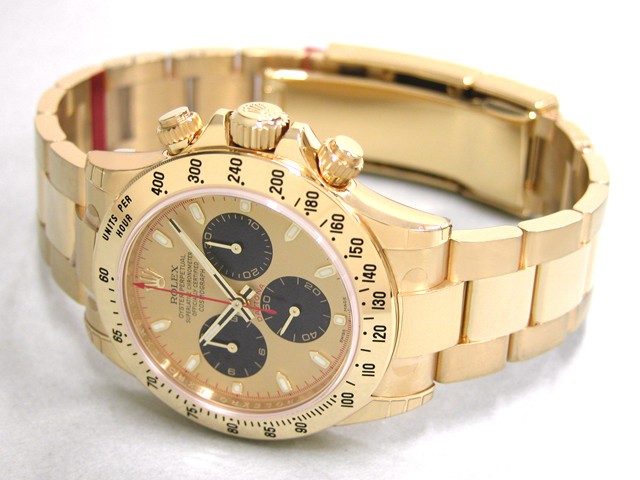 ロレックススーパーコピー ROLEX デイトナ 116528 金／黒目 40 メンズ