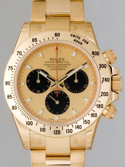 ロレックススーパーコピー ROLEX デイトナ 116528 金／黒目 40 メンズ