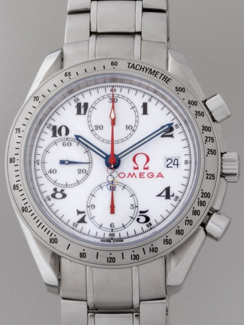 オメガスーパーコピー スピードマスター 323.10.40.40.04.001 オリンピックエディション ホワイト