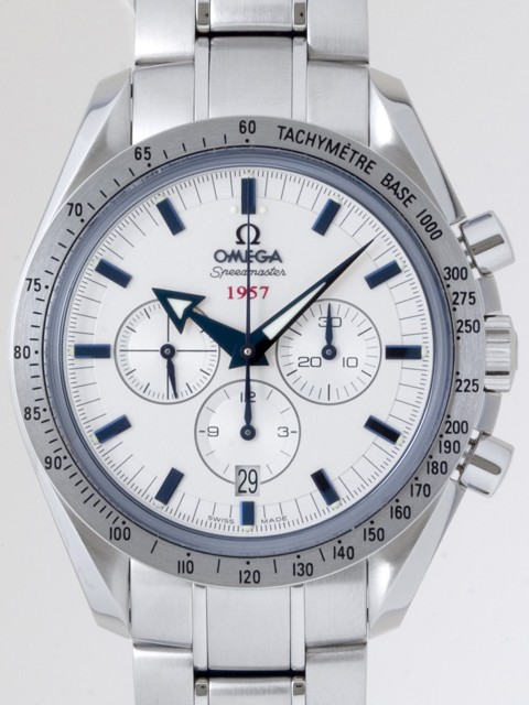 オメガスーパーコピー スピードマスター 321.10.42.50.02.001 ブロードアロー1957 50周年 シルバー