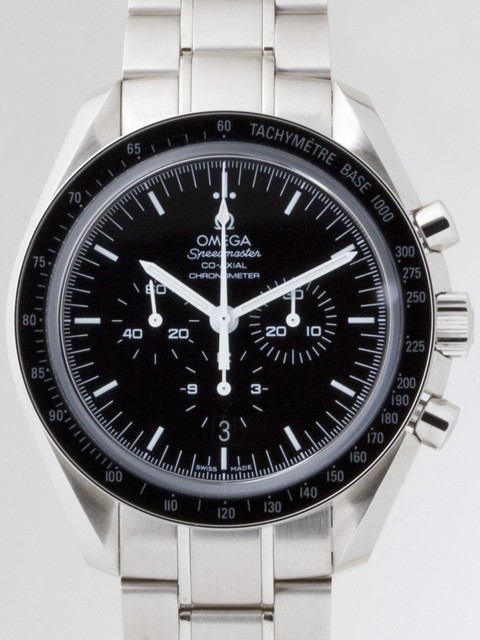 オメガスーパーコピースピードマスター 311.30.44.50.01.001 コーアクシャル クロノメーター ブラックエナメル