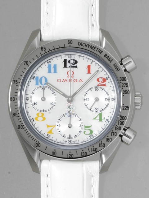 オメガスーパーコピー スピードマスター 3836.70.36 2006年トリノ冬季オリンピック限定 上村愛子モデル ホワイトシェル