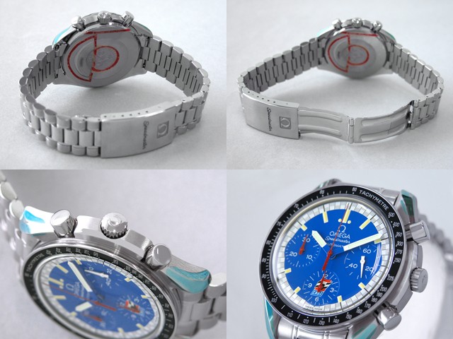 オメガスーパーコピー スピードマスター 3510.81 ミハエル・シューマッハ ブルー