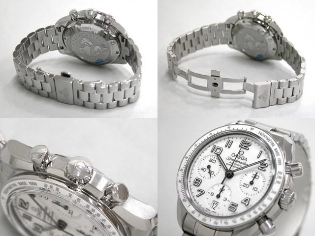 オメガスーパーコピー スピードマスター 324.30.38.40.04.001 ホワイト レディース 自動巻