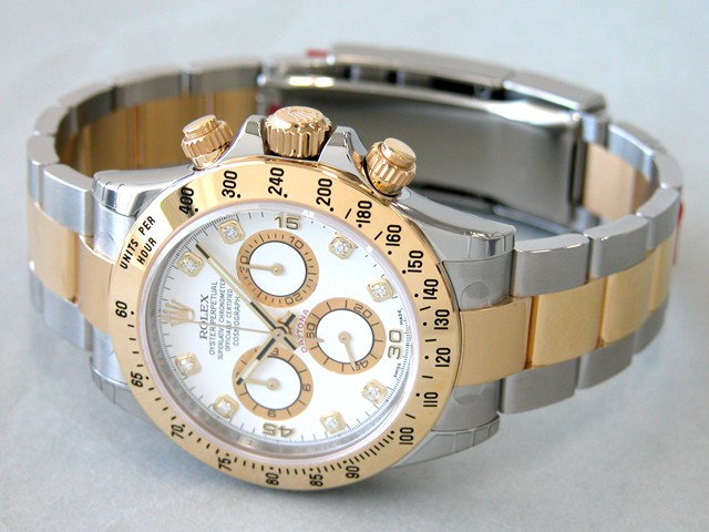 ロレックススーパーコピー ROLEX デイトナ 116523G ホワイト YG/SS 自動巻