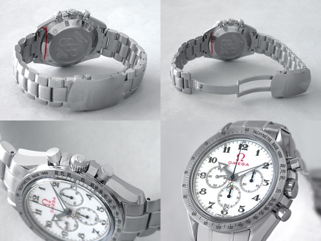 オメガスーパーコピー スピードマスター 321.10.42.50.04.001 ブロードアロー オリンピックコレクション ホワイト