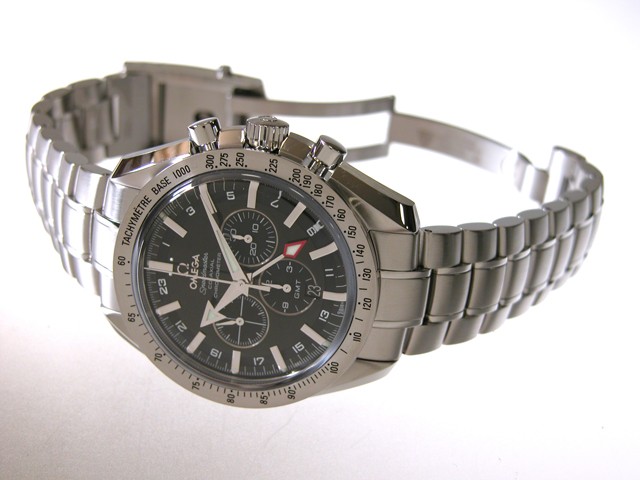 オメガスーパーコピー スピードマスター 3581.50 ブロードアロー コーアクシャル クロノグラフGMT ブラック