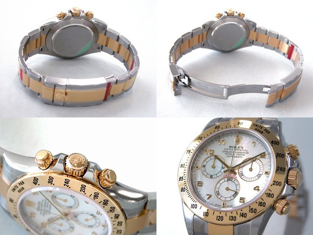 ロレックススーパーコピー ROLEX デイトナ 116523NA ホワイトシェルアラビア 自動巻