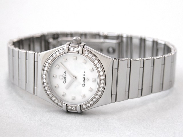 オメガスーパーコピー コンステレーション マイチョイス 1475.71 ダイヤベゼル ホワイトシェル