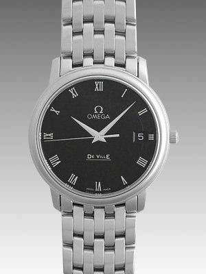 オメガスーパーコピー デビル プレステージ 4510-52 ステンレス メンズ ブラック