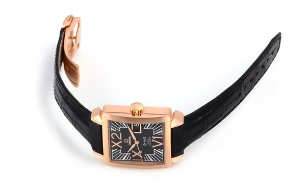 オメガスーパーコピー デビルＸ２ ビッグデイト 7713.50.31 ローズゴールド 自動巻き