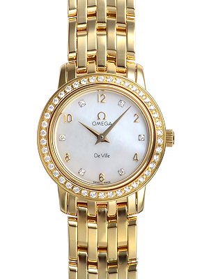 オメガスーパーコピー デビル プレステージ 4175-75 イエローゴールド ホワイト