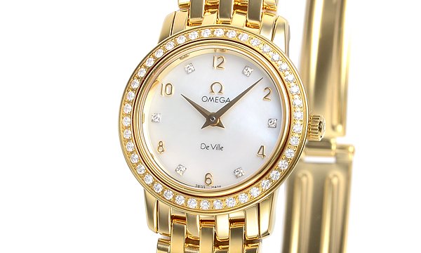 オメガスーパーコピー デビル プレステージ 4175-75 イエローゴールド ホワイト