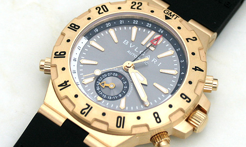 ブルガリスーパーコピー ディアゴノ プロフェッショナル ＧＭＴ GMT40C5GVD イエローゴールド