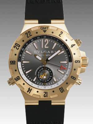 ブルガリスーパーコピー ディアゴノ プロフェッショナル ＧＭＴ GMT40C5GVD イエローゴールド