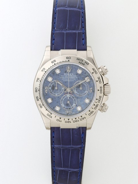 ロレックススーパーコピー ROLEX デイトナ 116519G ブルー皮 ソーダライト