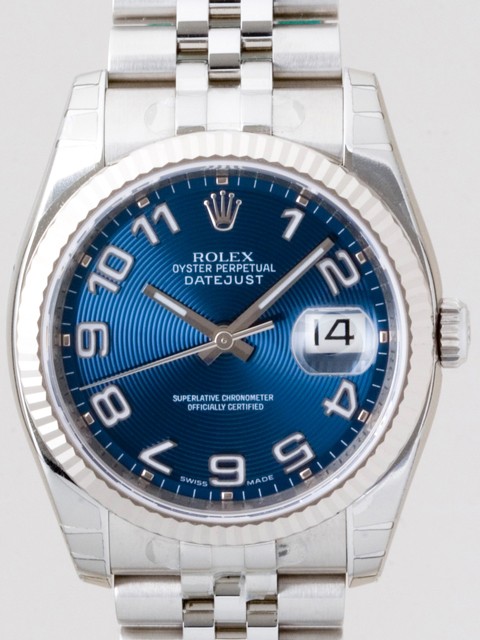 ロレックススーパーコピー ROLEX パーペチュアル デイトジャスト メンズ 116234 ジュビリーブレス ブルー