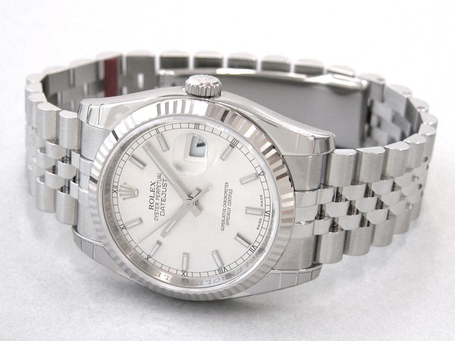 ロレックススーパーコピー ROLEX パーペチュアル デイトジャスト メンズ 116234 ジュビリーブレス シルバー