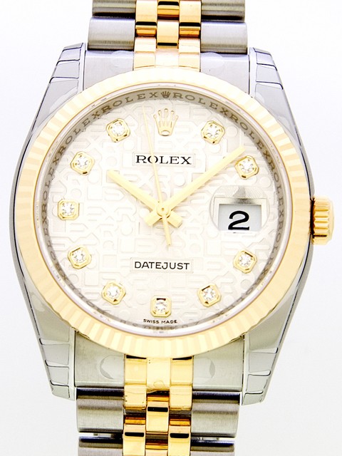 ロレックススーパーコピー ROLEX パーペチュアル デイトジャスト メンズ 116233J ジュビリーブレス シルバーコンピューター
