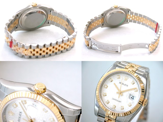 ロレックススーパーコピー ROLEX パーペチュアル デイトジャスト メンズ 116233J ジュビリーブレス シルバーコンピューター
