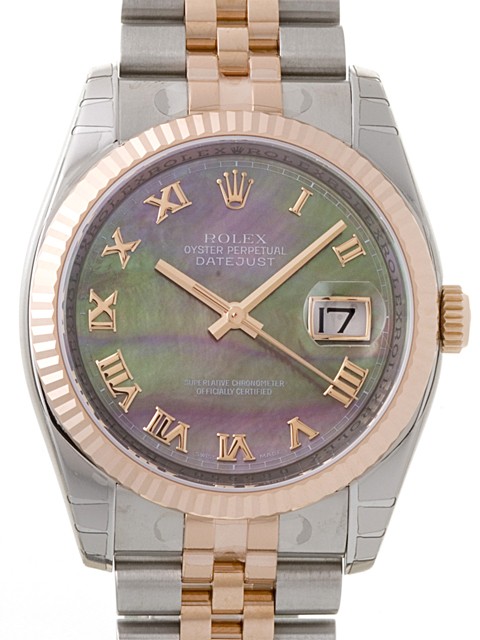 ロレックススーパーコピー ROLEX パーペチュアル デイトジャスト メンズ 116231NR ジュビリーブレス ブラックシェル