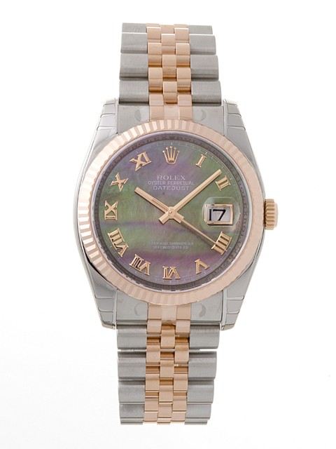 ロレックススーパーコピー ROLEX パーペチュアル デイトジャスト メンズ 116231NR ジュビリーブレス ブラックシェル