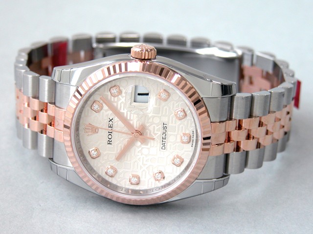 ロレックススーパーコピー ROLEX パーペチュアル デイトジャスト メンズ 116231J ジュビリーブレス シルバーコンピューター