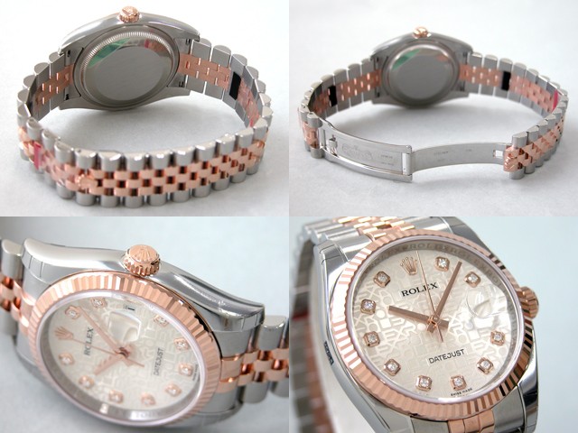 ロレックススーパーコピー ROLEX パーペチュアル デイトジャスト メンズ 116231J ジュビリーブレス シルバーコンピューター