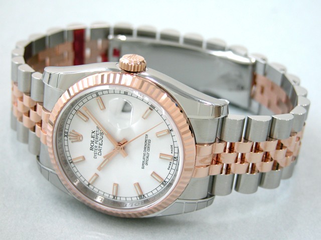 ロレックススーパーコピー ROLEX パーペチュアル デイトジャスト メンズ 116231 ジュビリーブレス ホワイトバー
