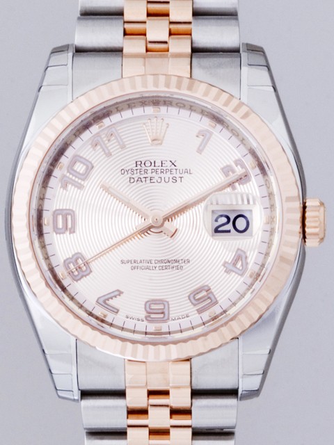 ロレックススーパーコピー ROLEX パーペチュアル デイトジャスト メンズ 116231 ジュビリーブレス ピンクコンセントリックアラビア