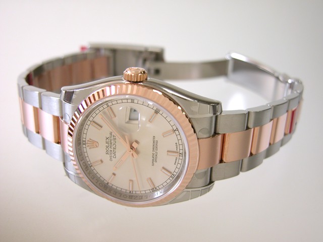 ロレックススーパーコピー ROLEX パーペチュアル デイトジャスト メンズ 116231 オイスターブレス シルバーバー