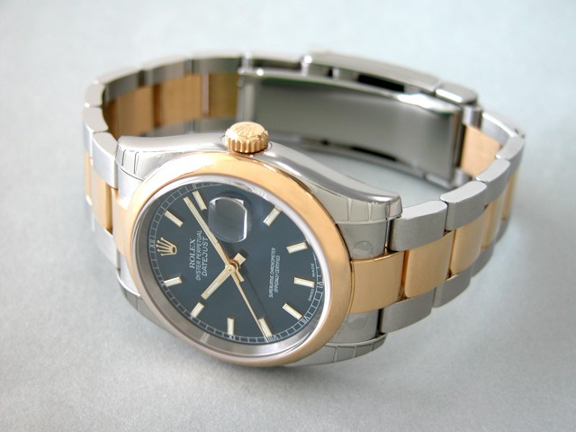 ロレックススーパーコピー ROLEX パーペチュアル デイトジャスト メンズ 116203 オイスターブレス ブルー