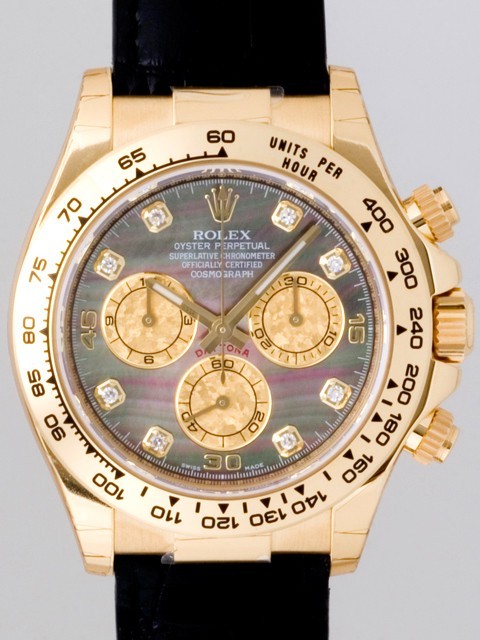 ロレックススーパーコピー ROLEX デイトナ 116518NG 黒皮 ブラックシェル