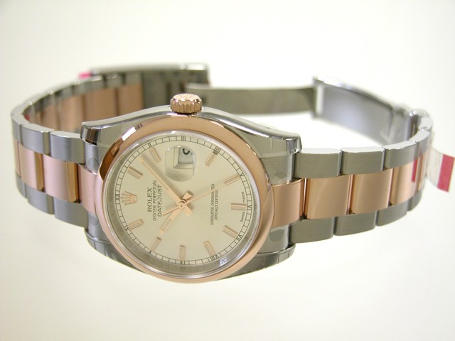 ロレックススーパーコピー ROLEX パーペチュアル デイトジャスト メンズ 116201 オイスターブレス シルバー